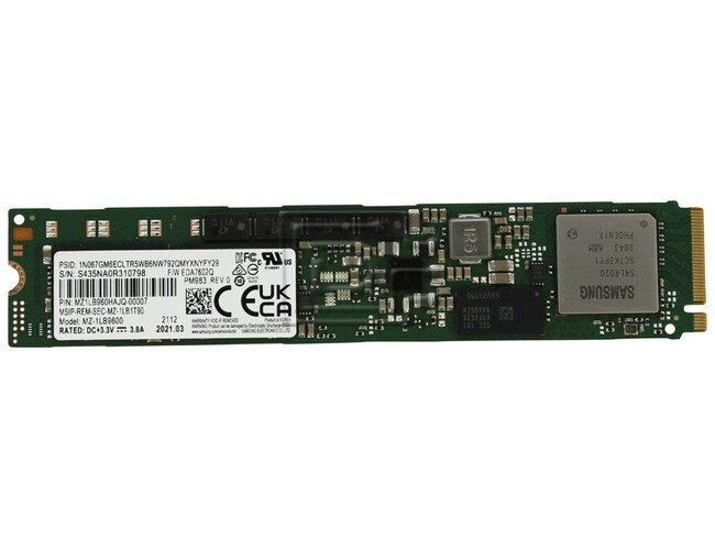 SAMSUNG MZ-1LB960NE PCIe NVMe Solid State Drive Image 2 image