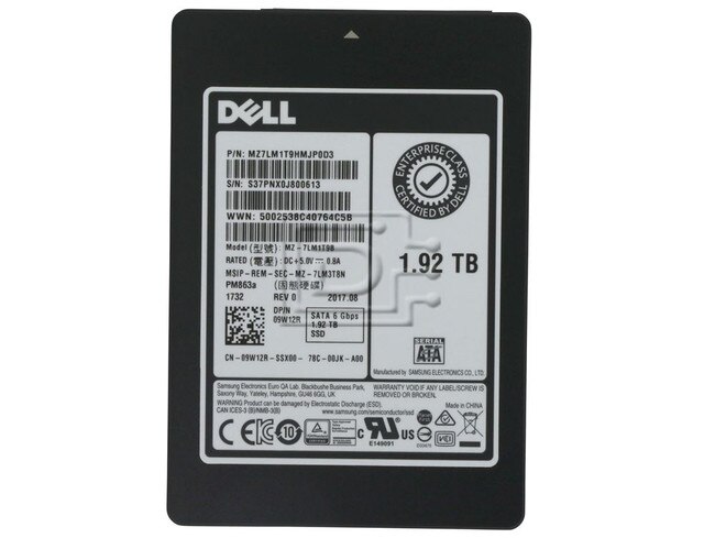 SAMSUNG MZ7KM1T9HMJP0D3 0K5P0T K5P0T MZ-7KM1T9N SATA SSD image 2