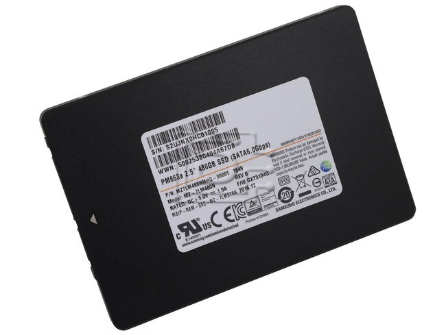 SAMSUNG MZ7LM480HMHQ-00005 MZ7LM480HMHQ 480GB 2.5 SSD SATA Image 2 image