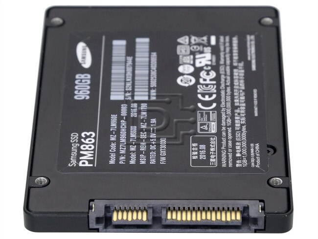 SAMSUNG MZ7LM960HCHP-00003 MZ7LM960HCHP 960GB 2.5 SSD SATA Image 3 image