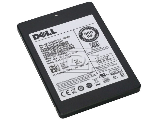 SAMSUNG MZ-7LM960A MZ7LM960HCHP-000D5 MZ7LM960HCHP MZ-7LM960A 0W8M02 W8M02 960GB 2.5 SSD SATA image 1