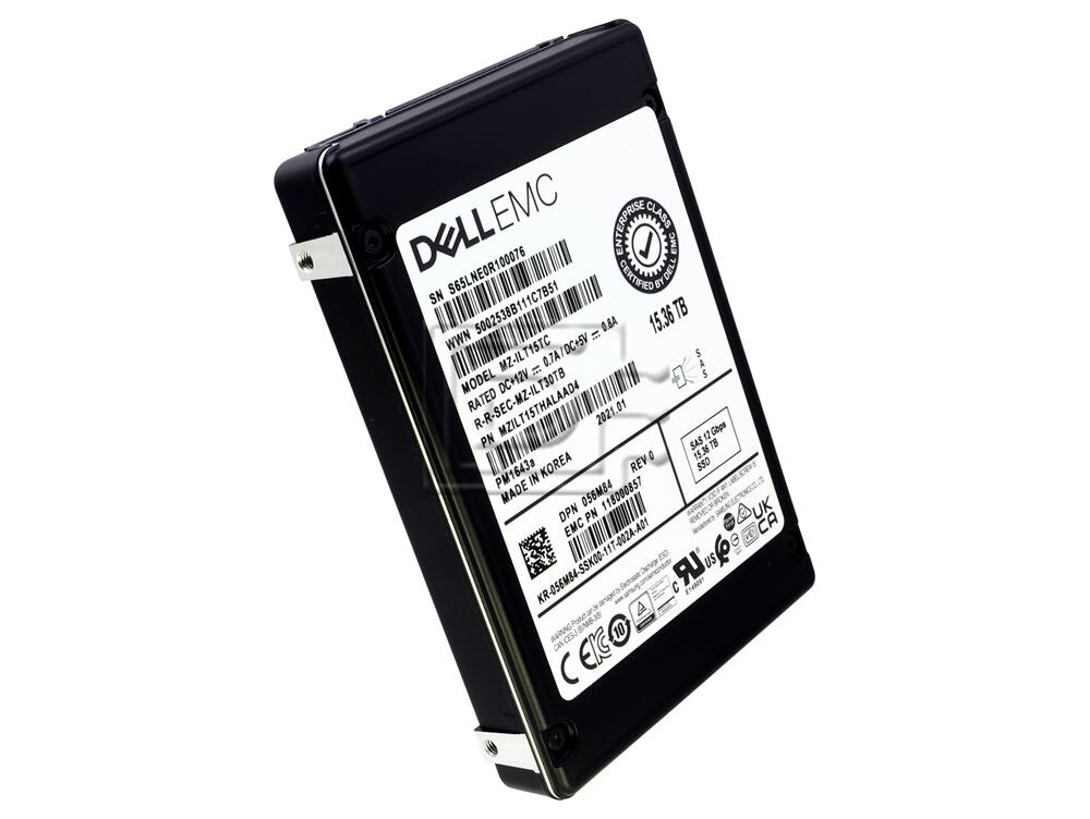 SAMSUNG MZILT15THALAAD4 56M84 056M84 Dell 15.36TB SAS SSD Image 1 image