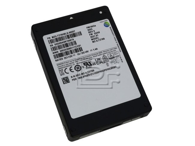 SAMSUNG MZILT3T8HBLS-00007 MZILT3T8HBLS SAS Solid State Drive Image 1 image