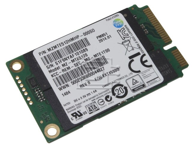 SAMSUNG MZMTE512HMHP MZMTE512HMHP-000S0 SATA mSATA SSD image 2