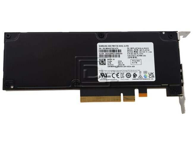 Dell 91FXC 335Y0 MZPLJ6T4HALA-00AD3 6.4TB PCIe NVME SSD Add-In Card Image 2 image