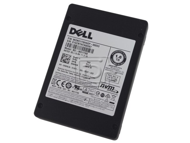 SAMSUNG MZWEI1T6HAGP MZWEI1T6HAGP-00003 4WNJN 04WNJN PCIe SSD image 1