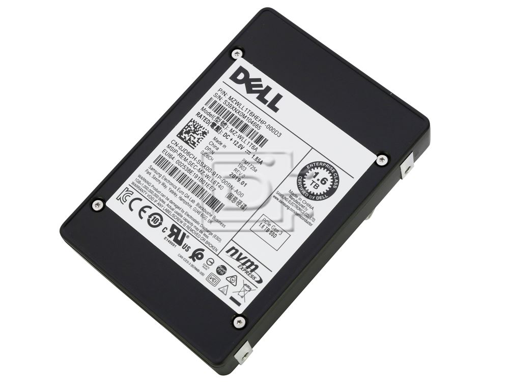 SAMSUNG MZWLL1T6HEHP-000D3 0JD6CH JD6CH MZ-WLL1T6A PCIe NVMe Solid State Drive Image 2 image