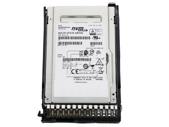 HEWLETT PACKARD P47824-B21 P47824-K21 P47824-H21 PCIe NVMe Solid State Drive Image 1 image