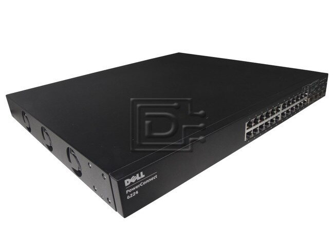 Dell 6224 PC6224 TK308 0TK308 CN-0TK308-28298-719-0027 RN856 0RN856 Dell 24 Port Switch 6224 Image 1 image