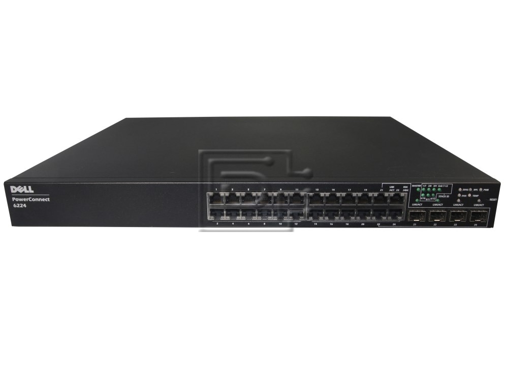 Dell 6224 PC6224 TK308 0TK308 CN-0TK308-28298-719-0027 RN856 0RN856 Dell 24 Port Switch 6224 Image 2 image