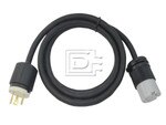 Generic CAB-PWR-L6-30P-L6-30R-3M-BN-OE Generic 250V Volts 30Amp 10foot 10feet Power Extension Cord
