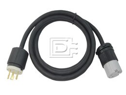 Generic CAB-PWR-L6-30P-L6-30R-3M-BN-OE Generic 250V Volts 30Amp 10foot 10feet Power Extension Cord
