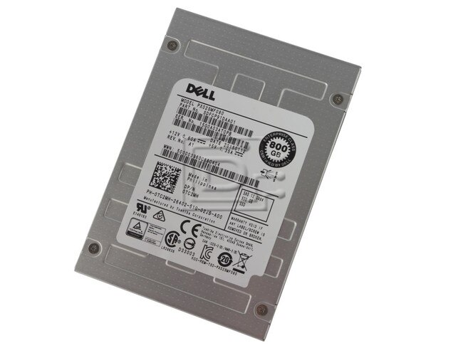 Toshiba PX02SMF080 0TC2MH TC2MH eMLC Enterprise SAS SSD Solid State Drive image 1