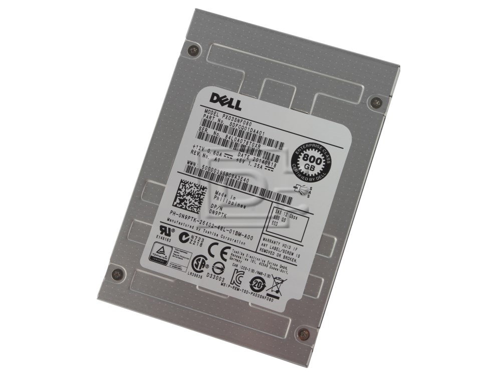 Toshiba PX03SNF080 N9PTK 0N9PTK PX03SNF080 SAS eSSD Image 1 image
