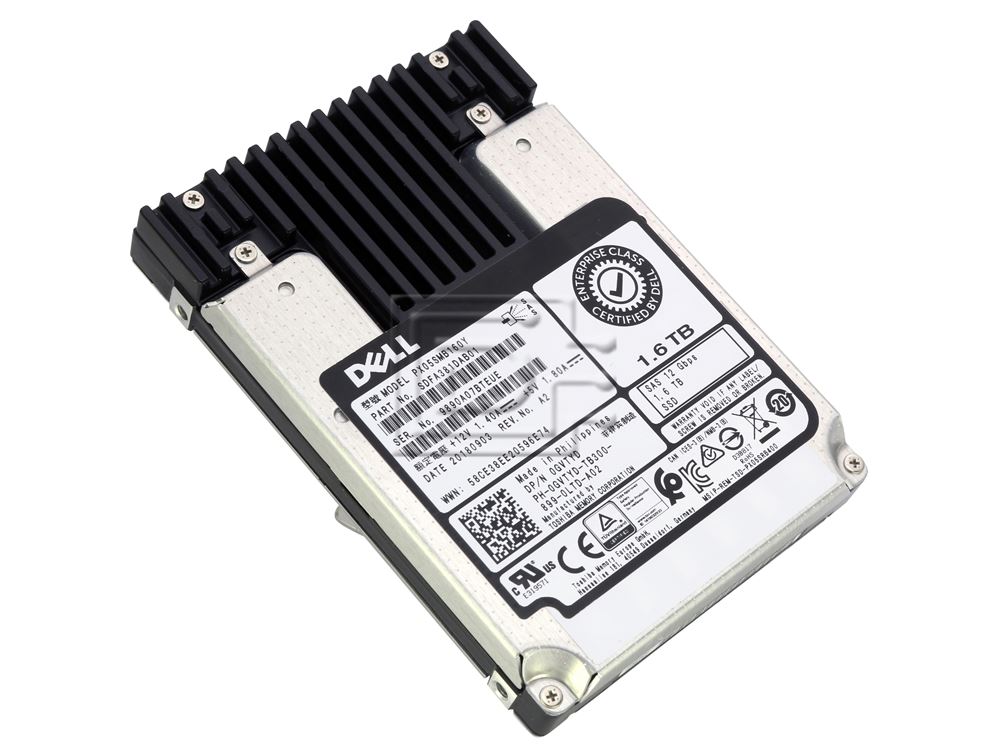 Toshiba PX05SMB160Y GVTYD 0GVTYD SDFA381DAB01 SAS Solid State Drive Image 3 image