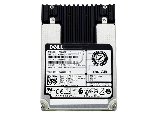 Toshiba PX05SRB048Y JGXK2 0JGXK2 SAS Solid State Drive Image 1 image