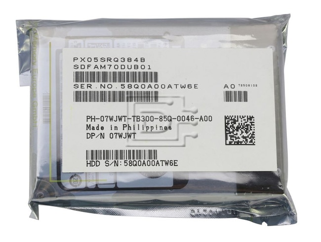 Toshiba PX05SRQ384B 7WJWT 07WJWT SDFAM70DUB01 SAS eSSD Image 1 image