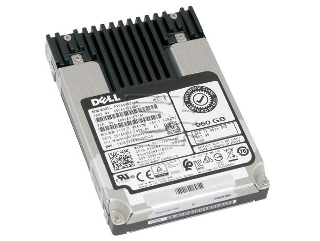 Dell 3rvn4 Toshiba Px05svq096b 960gb 2 5 12gbps Sas Mlc Mixed Use Sed Fips Solid State Drive