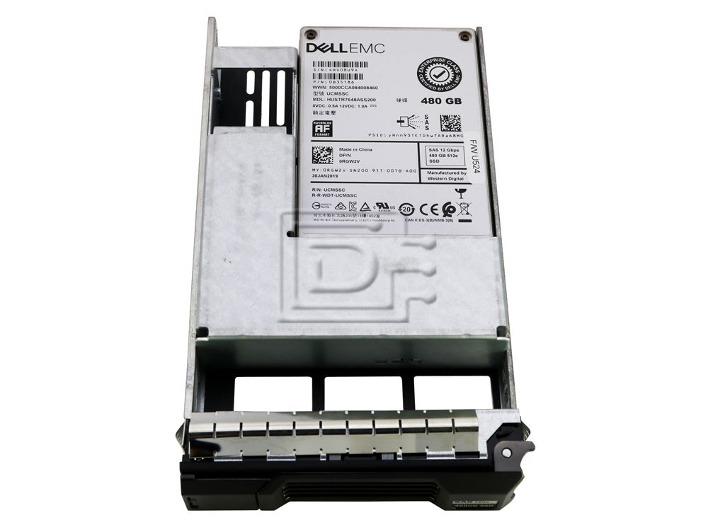 Dell Equallogic Compellent RVND6 0RGW2V RGW2V 0B35186 SAS SSD Image 1 image