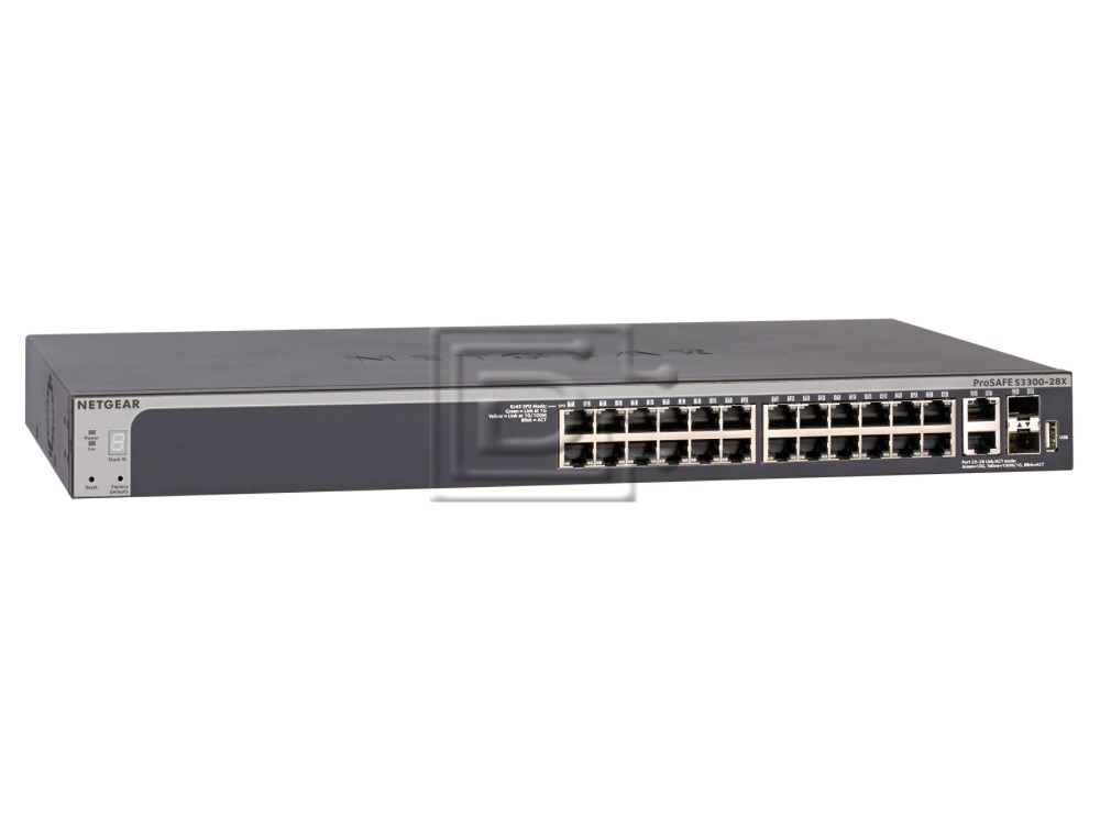 Netgear Prosafe S3300 28x Gs728tx 24 Port Gigabit Ethernet Stackable Switch