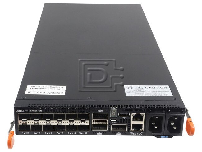 Dell S4112F-ON E24W Dell 12 Port Switch SFP+ QSFP28 Image 3 image
