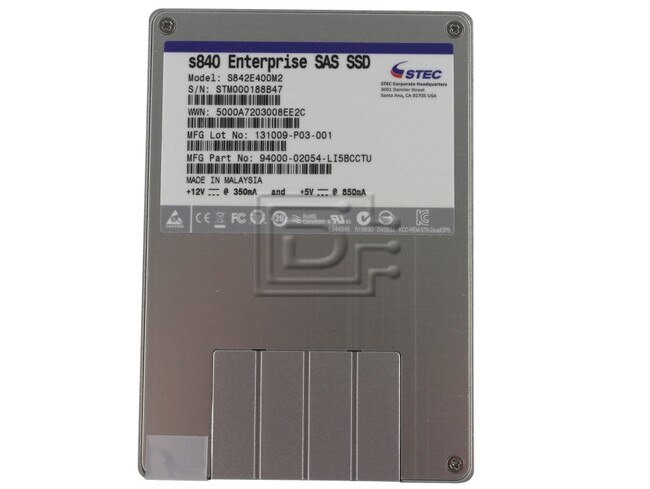 sTec S842E400M2 sTec 400GB SAS SSD Drive image 1