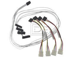 LSI Logic CAB-SAS-INT-8087-8482-4C-MOLEX-BN-OE ACK-I-mSASx4-SAS4x1-FO-1m CBL-SAS8087OCF-06M 2232000-R Internal SAS Cable