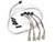 LSI Logic CAB-SAS-INT-8087-8482-4C-MOLEX-BN-OE ACK-I-mSASx4-SAS4x1-FO-1m CBL-SAS8087OCF-06M 2232000-R Internal SAS Cable Image 1 image