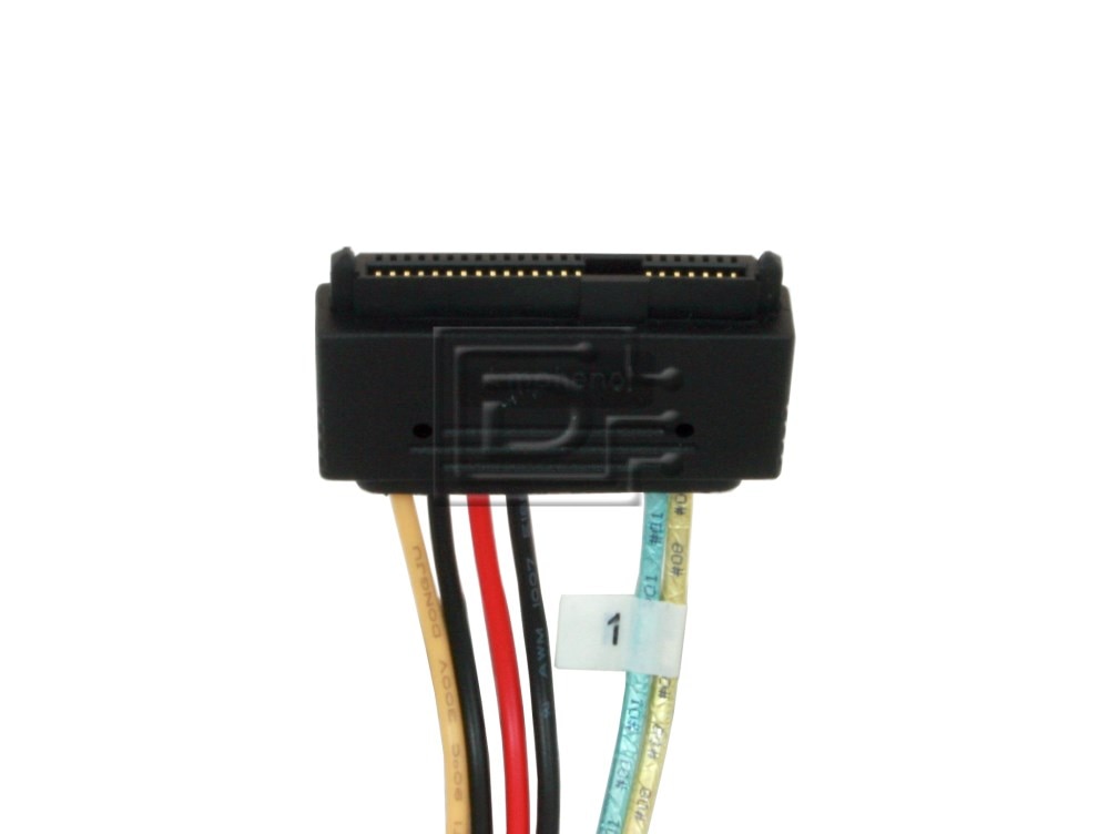 LSI Logic CAB-SAS-INT-8087-8482-4C-BN-OE ACK-I-mSASx4-SAS4x1-FO-1m CBL-SAS8087OCF-06M 2232000-R Internal SAS Cable Image 2 image