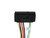 LSI Logic CAB-SAS-INT-8087-8482-4C-BN-OE ACK-I-mSASx4-SAS4x1-FO-1m CBL-SAS8087OCF-06M 2232000-R Internal SAS Cable Image 2 image