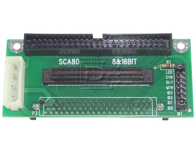 Amphenol CAB-SCSI-INT-80p-68p-50p-BN-OE Universal SCSI Adapter image 1