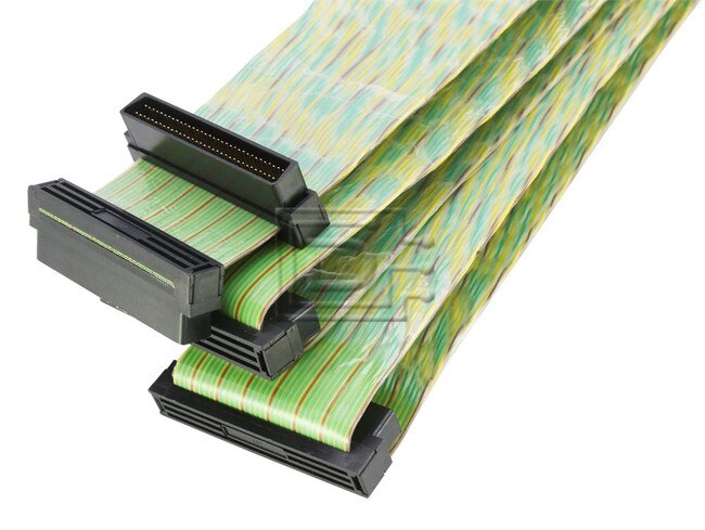 Amphenol CAB-SCSI-INT-HD68M-U160-6C-1m-BN-OE SCSI 68pin internal ribbon cable image 2