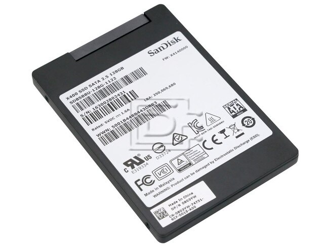 SANDISK SD8SB8U-128G-1122 803YW SATA Solid State Drive Image 1 image