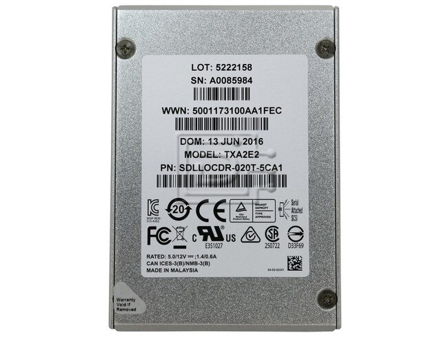 SANDISK SDLLOCDR-020T-5CA1 Image 1 image