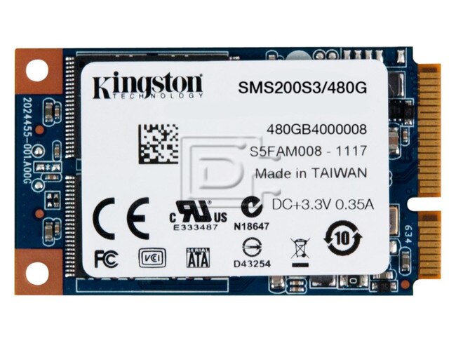 Kingston SMS200S3/480G 480GB 6Gbps mS200 SED mSATA SSD