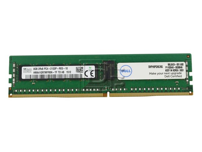 Dell SNPH8PGNC-8GWS HMA41GR7MFR8N-TF 99L0424-001 P102640-0049489 8GB Dell PC4 RAM SNPH8PGNC-8GWS Image 2 image