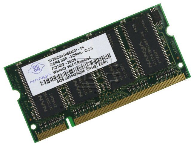Generic RAM-SODIMM-DDR-256MB-PC2700-UP-OE generic 256MB RAM Module SODIMM PC2700 DDR 333MHz image 1