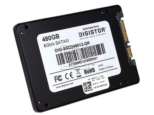 DIGISTOR DIG-SSD248012-QK NRVXC 0NRVXC 480G SATA III 6Gps SSD Image 1 image