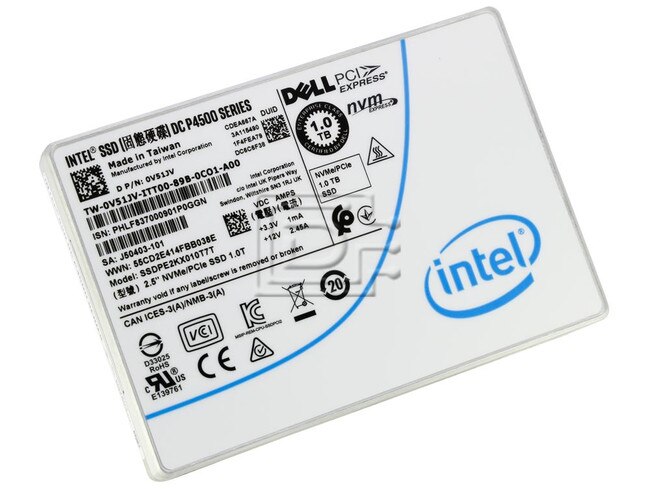 INTEL SSDPE2KX010T7T V51JV 0V51JV PCIe Solid State Drive image 2