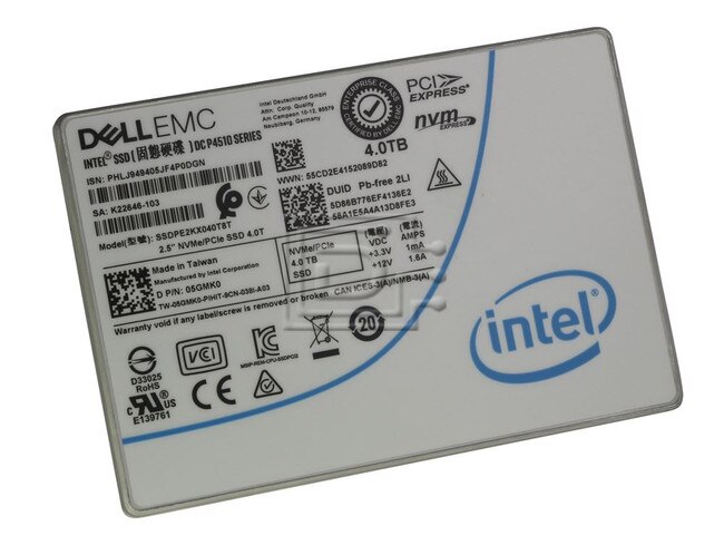 INTEL SSDPE2KX040T8T 5GMK0 05GMK0 PCIe NVMe Solid State Drive image 1