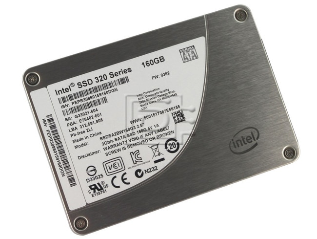 INTEL SSDSA2BW160G301 SSDSA2BW160G3 SATA SSD image 1