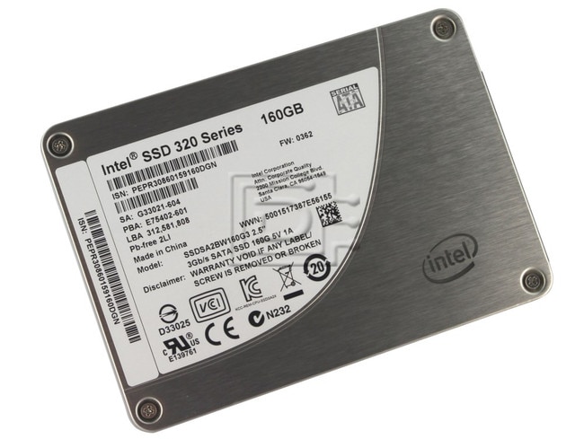 Intel SSDSA2BW160G3L Disque dur interne SSD pour ordinateur portable  45N8138 45N8057 45N8122 2,5 160 Go SATA 5400 tr/min SDD : :  Électronique