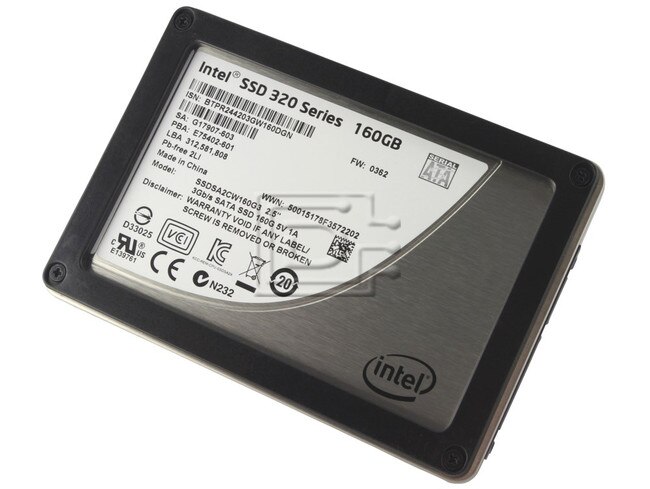 Intel 320 Series SSDSA2CW160G310 160GB 2.5" 3.0 Gb/s Hard Drive