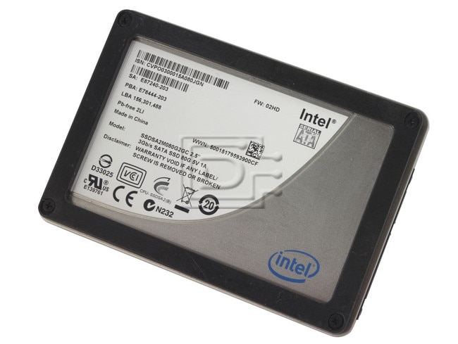 INTEL SSDSA2M080G2GC SATA Solid State Drive Image 1 image