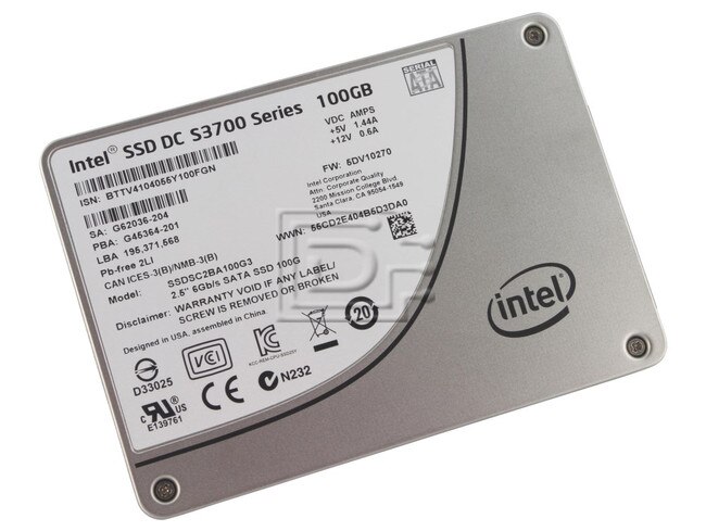 INTEL SSDSC2BA100G301 SSDSC2BA100G3 SSDSC2BA100G301 SATA SSD image 1