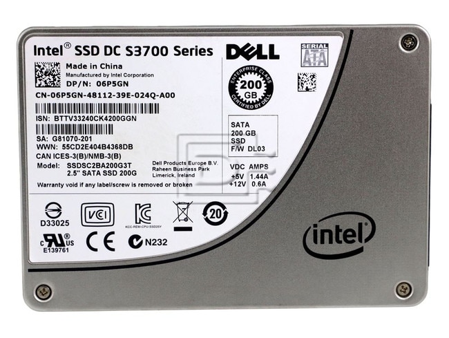 INTEL SSDSC2BA200G3T 6P5GN 06P5GN SATA Solid State Drive Image 2 image