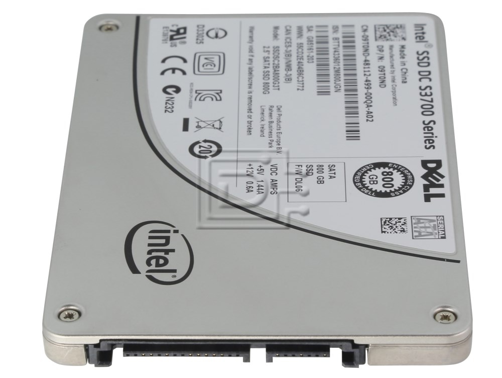 INTEL SSDSC2BA800G3T SSDSC2BA800G3 SSDSC2BA800G301 09T0ND 9T0ND SATA 2.5" SSD Solid State Hard Drive Image 3 image