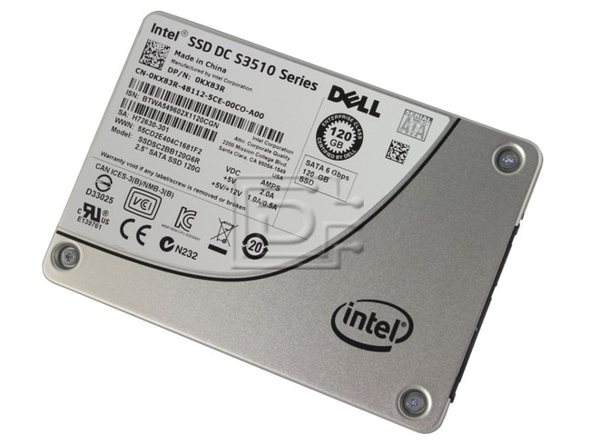 INTEL SSDSC2BB120G6R KX83R 0KX83R SATA Solid State Drive Image 1 image