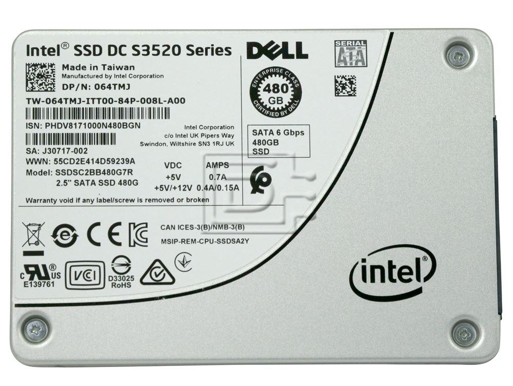 INTEL SSDSC2BB480G7R 64TMJ 064TMJ SATA Solid State Drive Image 2 image