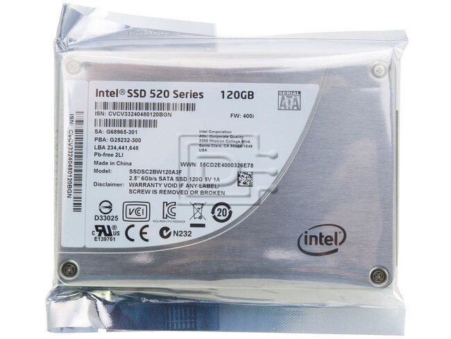 INTEL SSDSC2BW120A3F SATA SSD Image 1 image